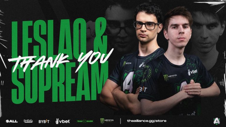 Alliancens Dota 2-liste skiller sig ud med Leslão og Supream^